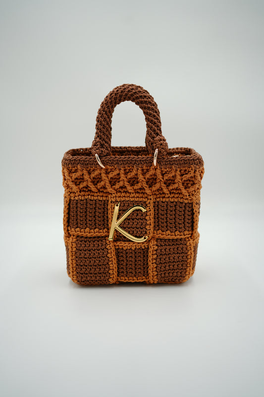 Exodus Chocolate Brown Goldenrod Checkered