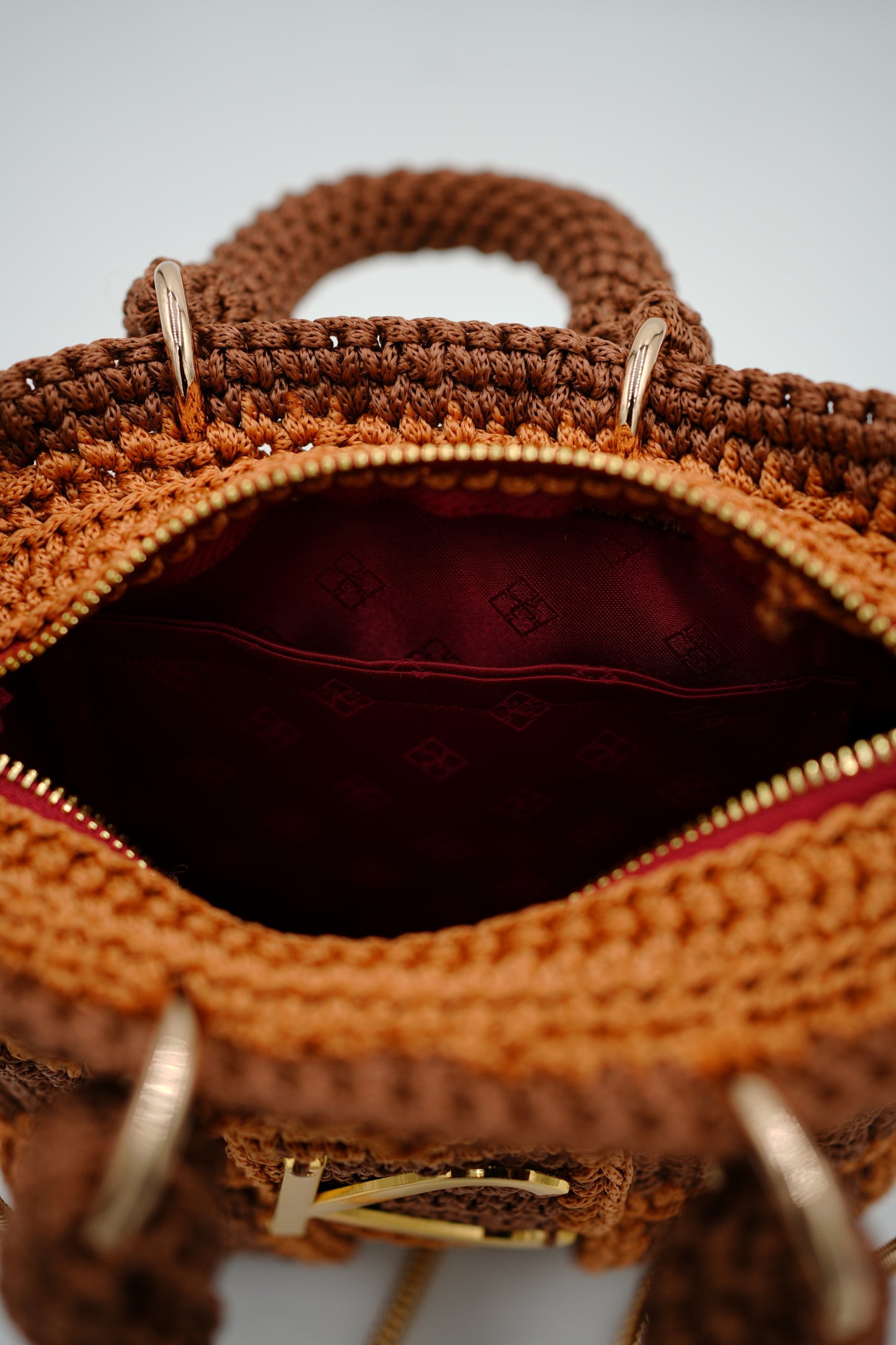 Exodus Chocolate Brown Goldenrod Checkered