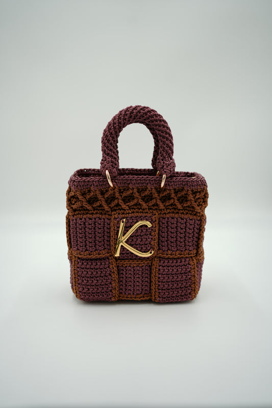 Exodus Old Mauve Chocolate Brown Checkered