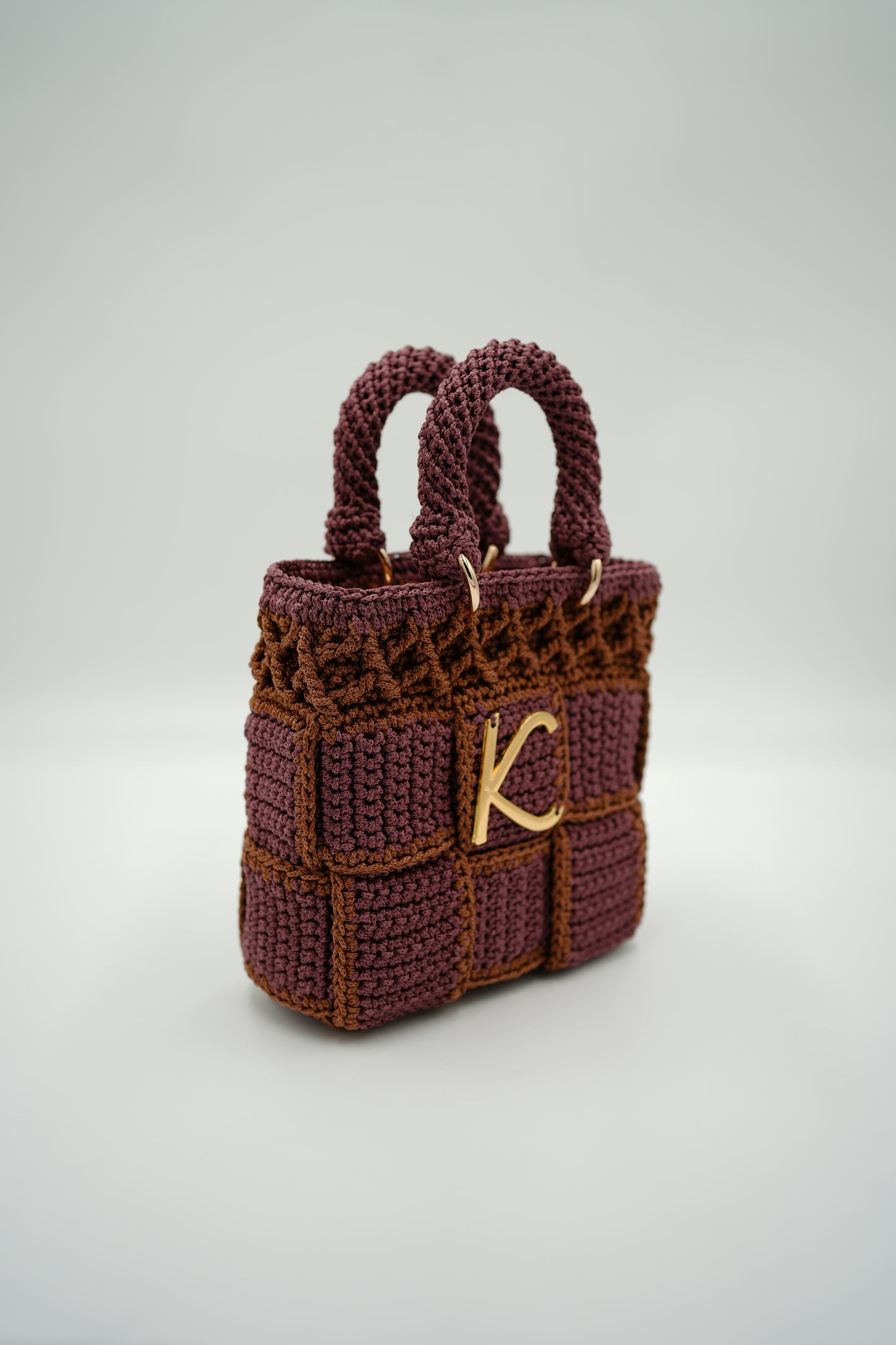 Exodus Old Mauve Chocolate Brown Checkered
