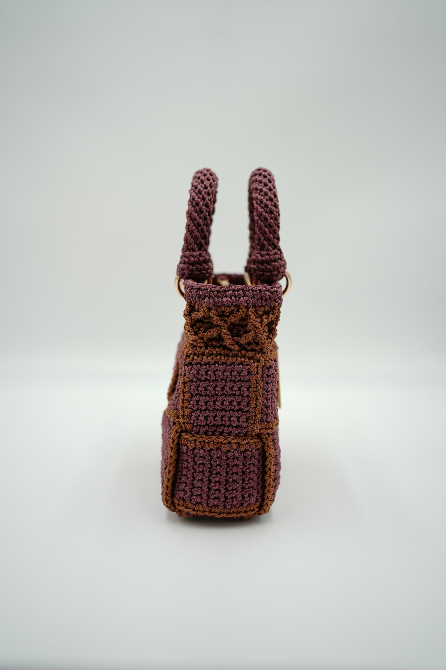 Exodus Old Mauve Chocolate Brown Checkered