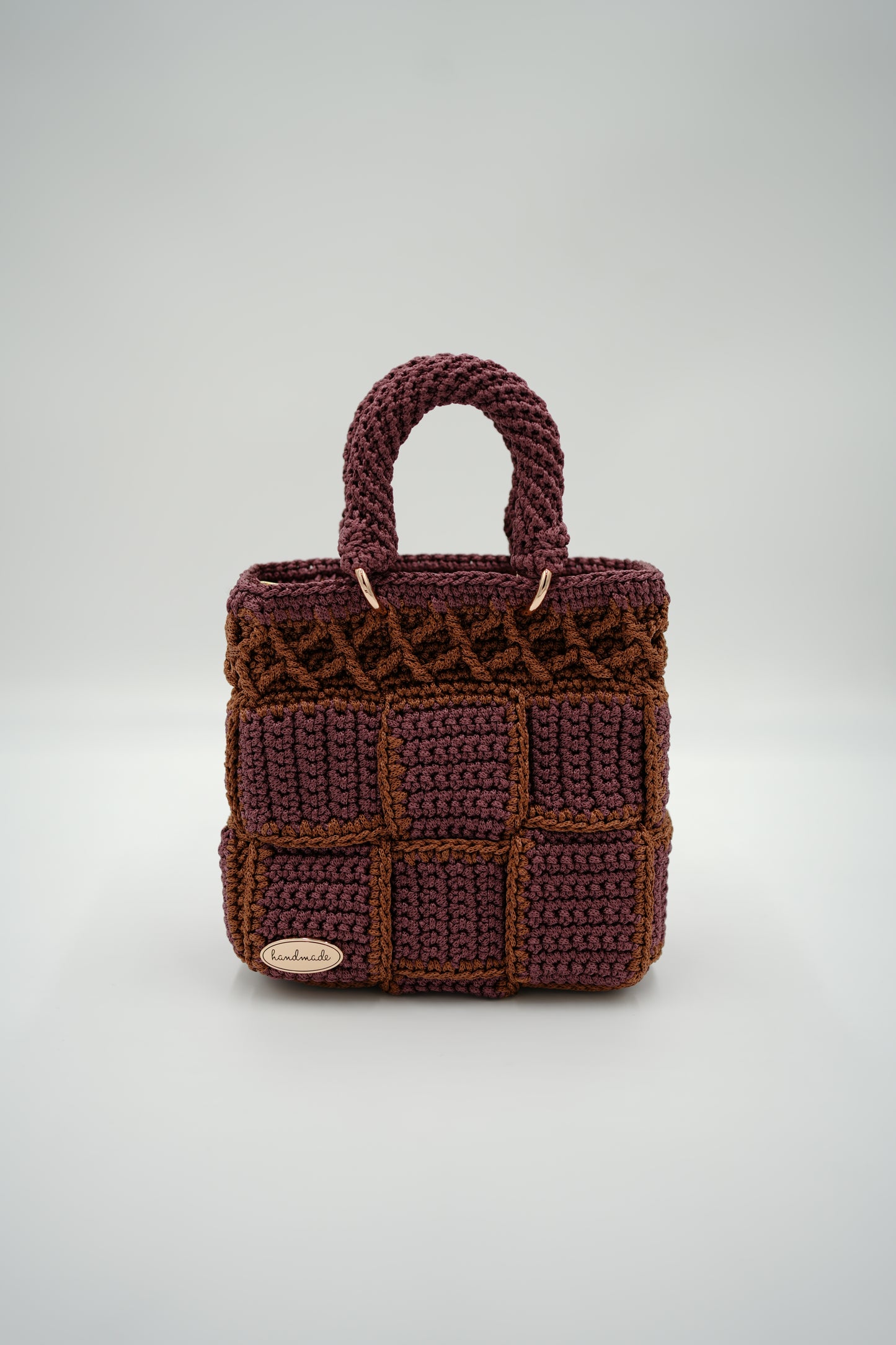 Exodus Old Mauve Chocolate Brown Checkered