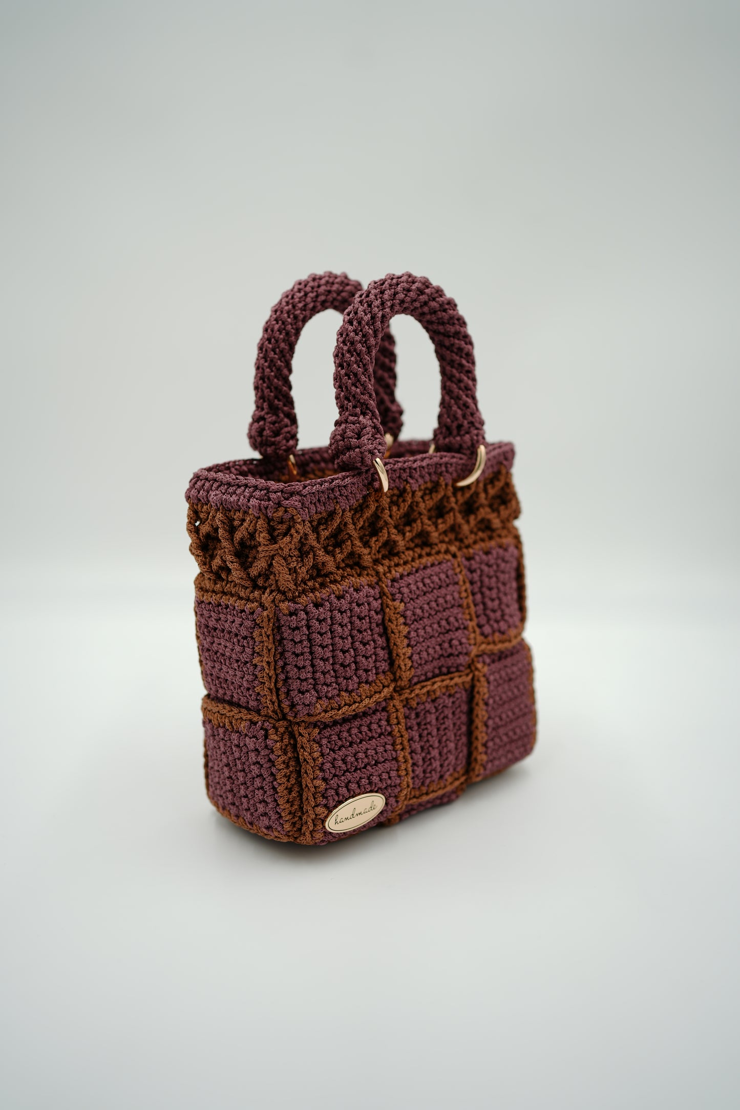 Exodus Old Mauve Chocolate Brown Checkered