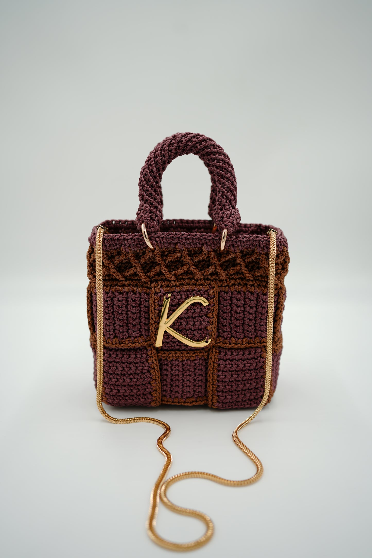Exodus Old Mauve Chocolate Brown Checkered