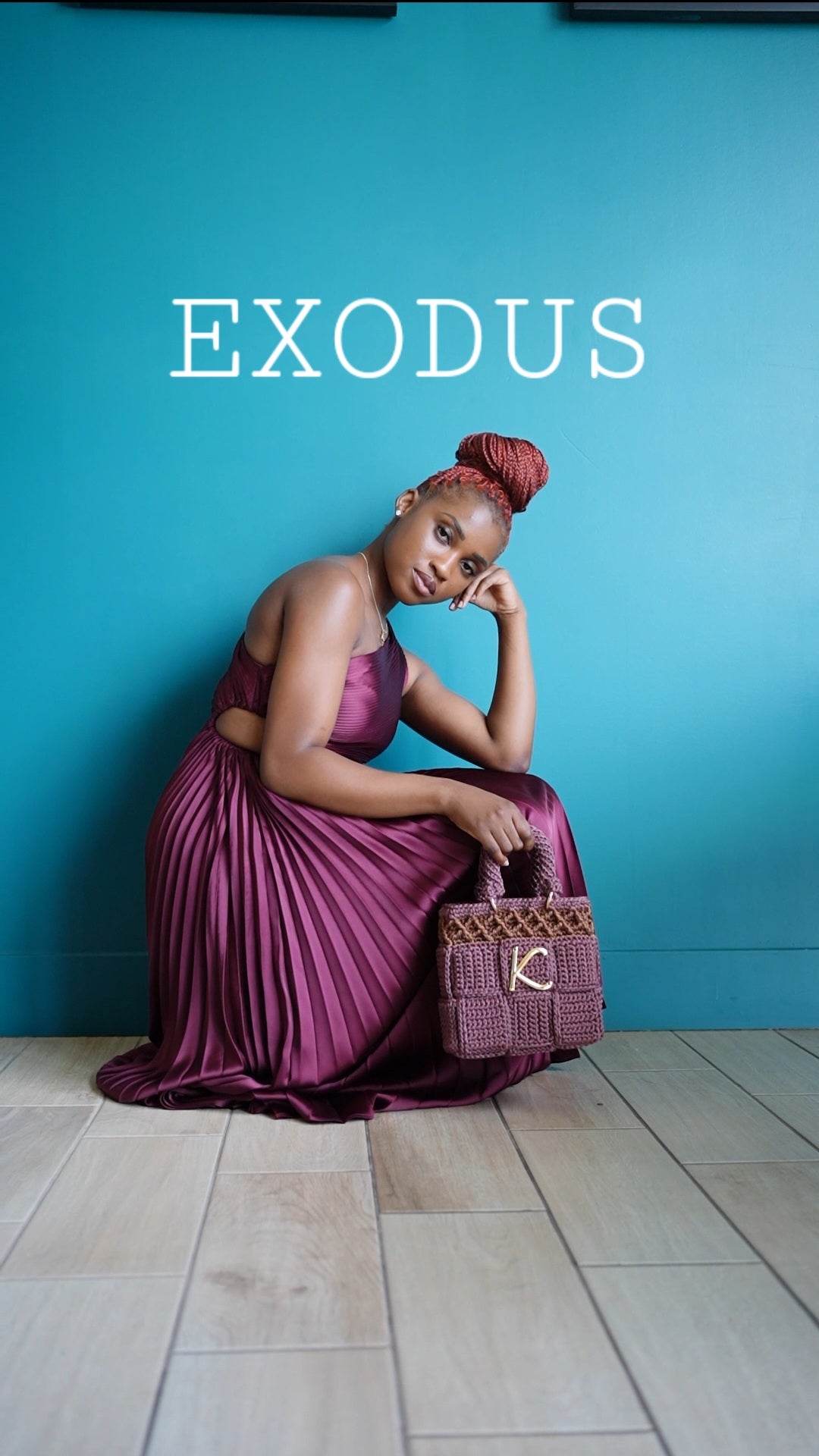 Exodus Old Mauve Chocolate Brown Stripe